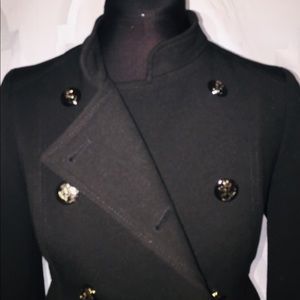 Black soldier style jacket